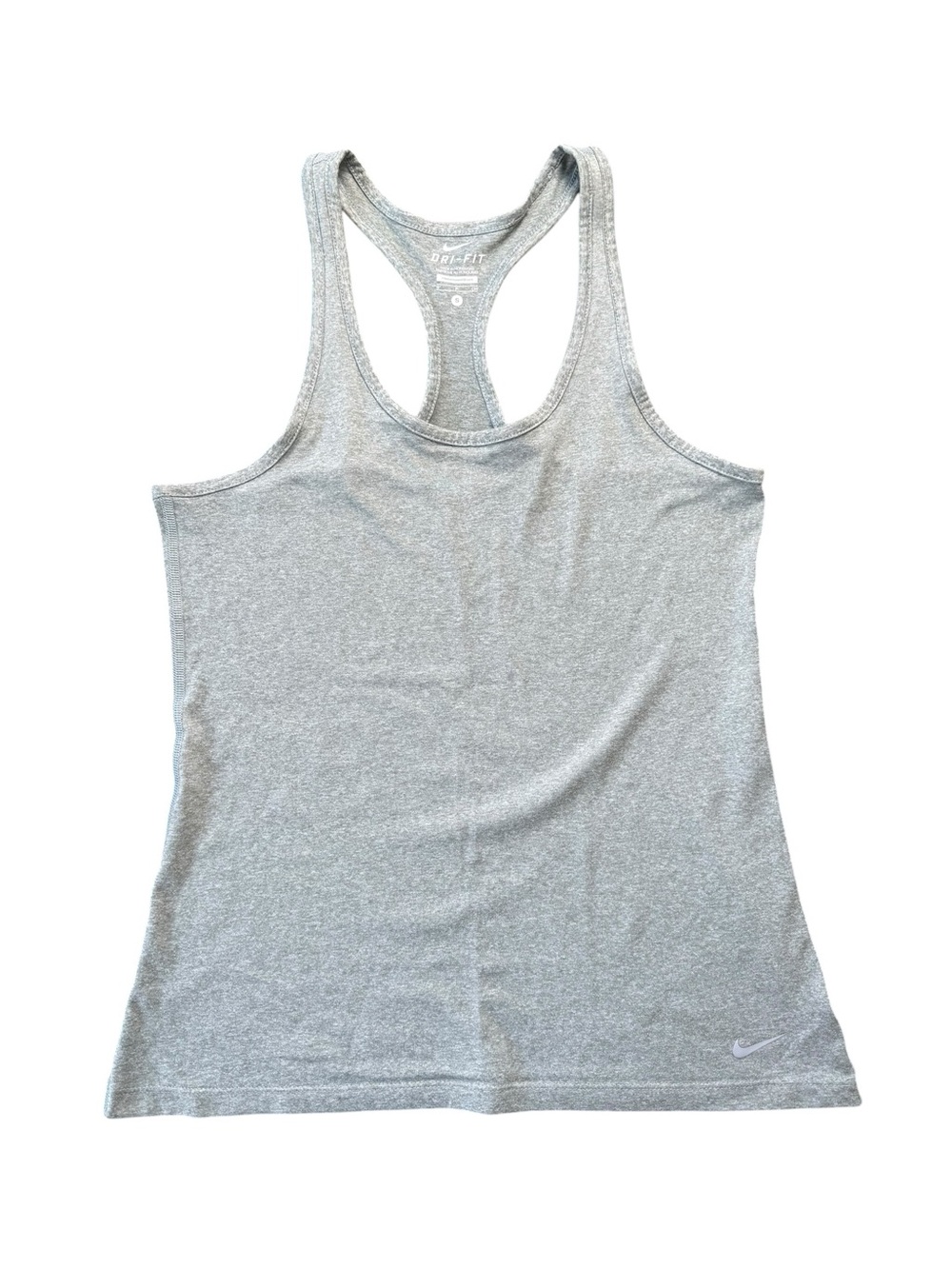 Nike Dri Fit Gray Racerback Tank Size Small